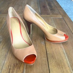 Nine West nude heels